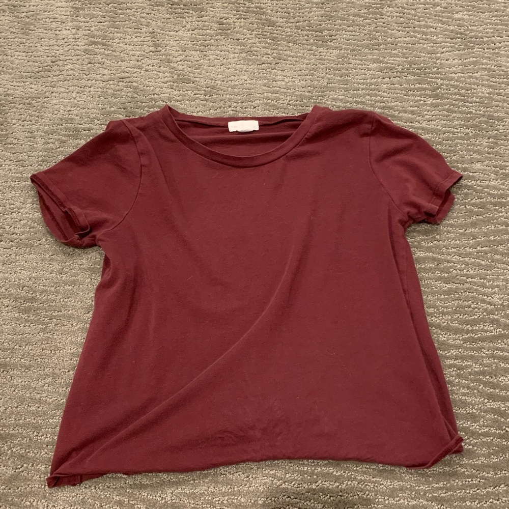 Cropped Front-Tie Shirt - Picture 4 of 4